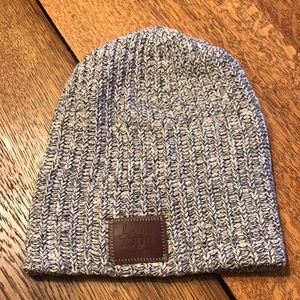 Love your melon black and white slouchy beanie